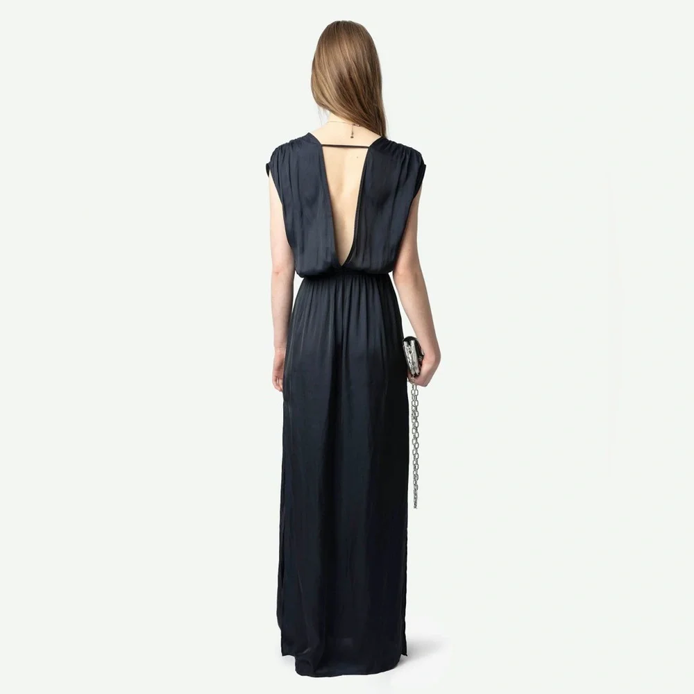Zadig & Voltaire Ritmic Satin Dress - Picture 2 of 14